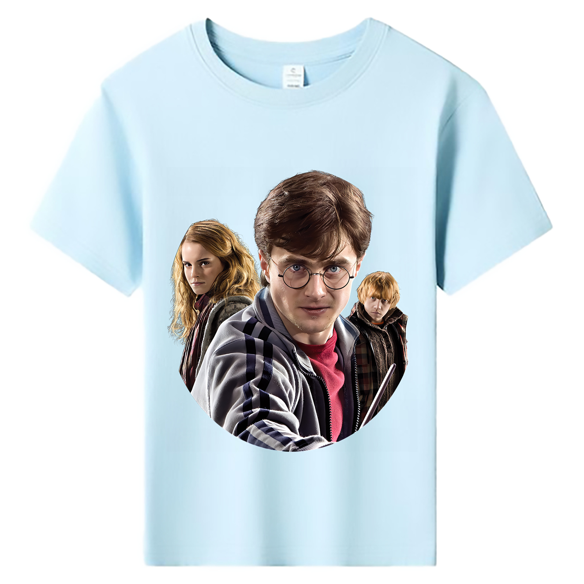 （画像用） Harry Potter ハリー・ポッターシリーズ 綿100％キッズTシャツ（フロントプリント）